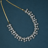 CZ Short Diamond Necklace Set