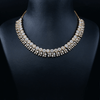 CZ Short Diamond Necklace Set