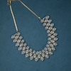 CZ Heavy Diamond Necklace Set