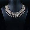 CZ Heavy Diamond Necklace Set