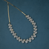 CZ Short Diamond Necklace Set