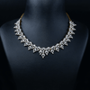 CZ Short Diamond Necklace Set