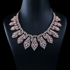 CZ Rose Gold Heavy Necklace Set