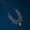 CZ Rose Gold Heavy Necklace Set