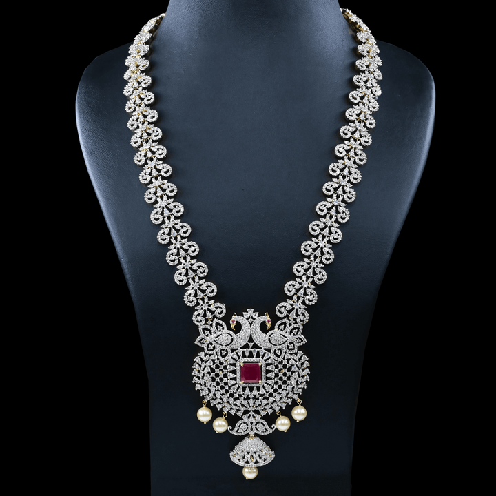 CZ Exclusive Long Necklace Set