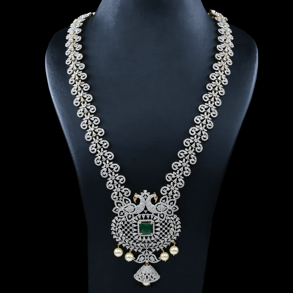 CZ Exclusive Long Necklace Set