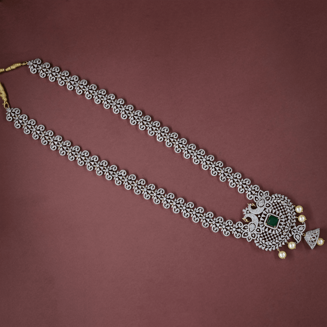 CZ Exclusive Long Necklace Set