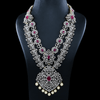 CZ Long Necklace Set