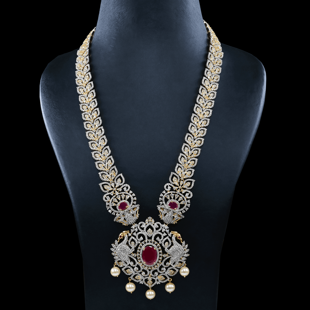 CZ Exclusive Long Necklace Set