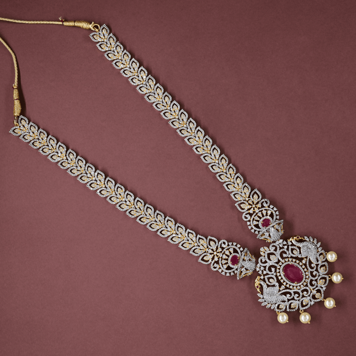 CZ Exclusive Long Necklace Set