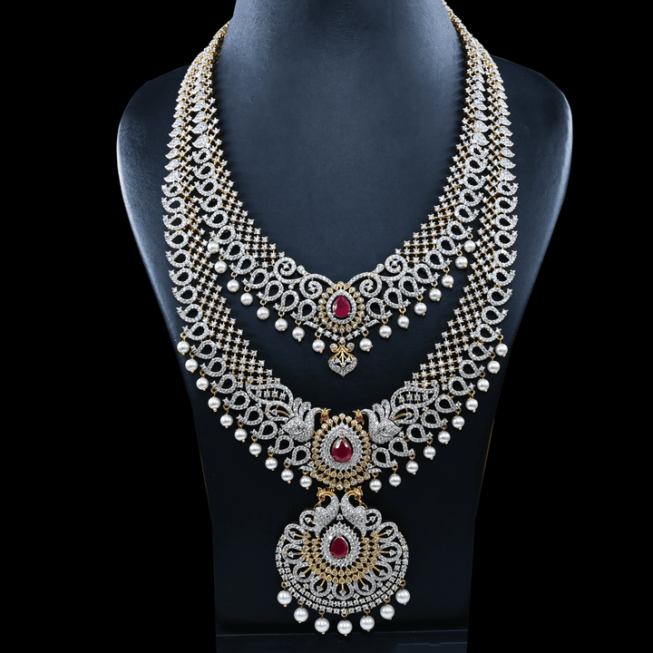 CZ Exclusive Long Necklace Set