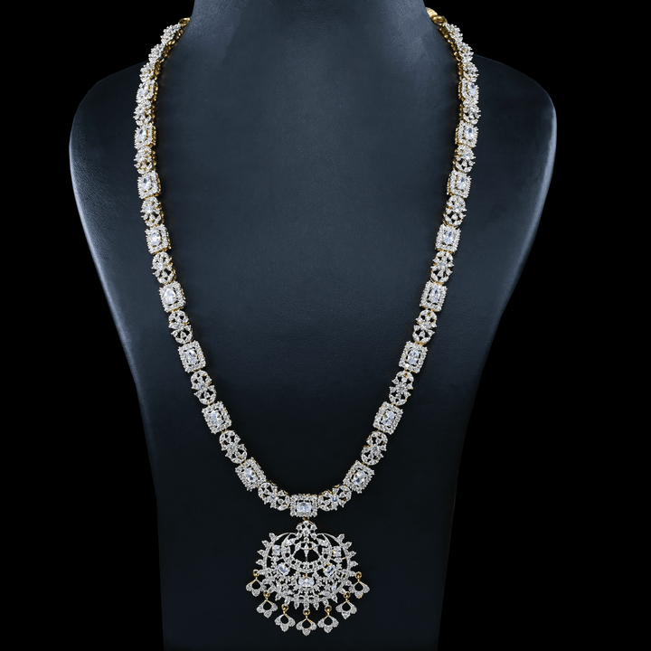 CZ Long Necklace Set