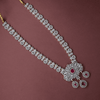 CZ Long Necklace Set