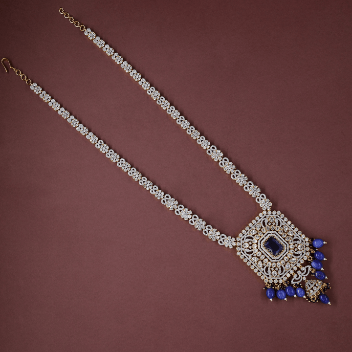 CZ Long Necklace Set