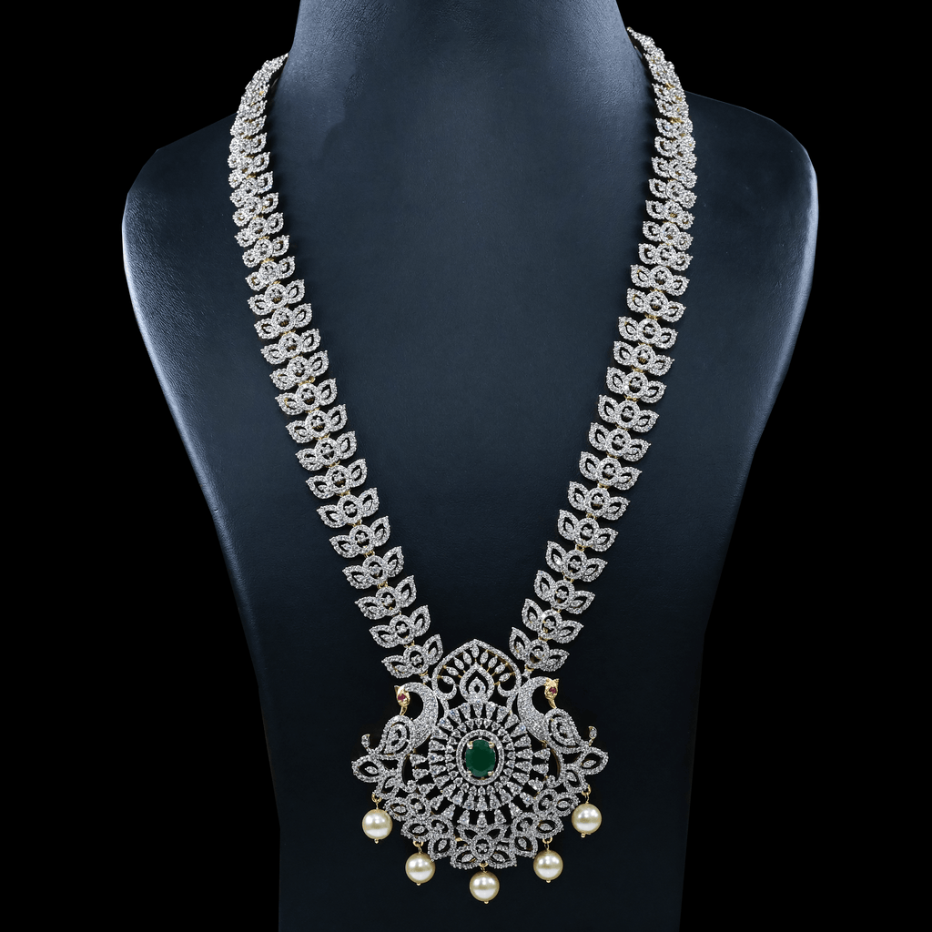 CZ Exclusive Long Necklace Set