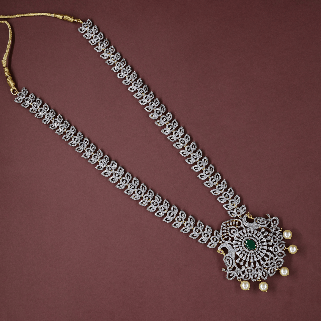 CZ Exclusive Long Necklace Set