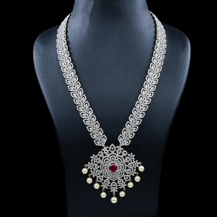 CZ Exclusive Long Necklace Set