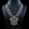 CZ Heavy Diamond Necklace Set