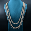 CZ Exclusive 2-Layered Long Necklace Set