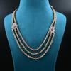 CZ Exclusive 3-Layered Long Necklace Set