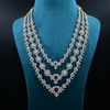 CZ Exclusive 3-Layered Long Necklace Set