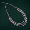 CZ Exclusive 3-Layered Long Necklace Set