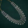 CZ Exclusive 5-Layered Long Necklace Set