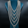 CZ Exclusive 5-Layered Long Necklace Set