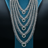 CZ Exclusive 5-Layered Long Necklace Set