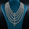 CZ Exclusive 5-Layered Long Necklace Set