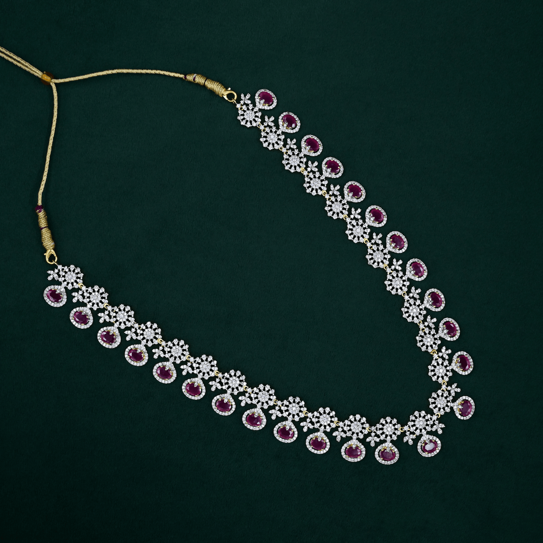 CZ Exclusive Long Necklace Set