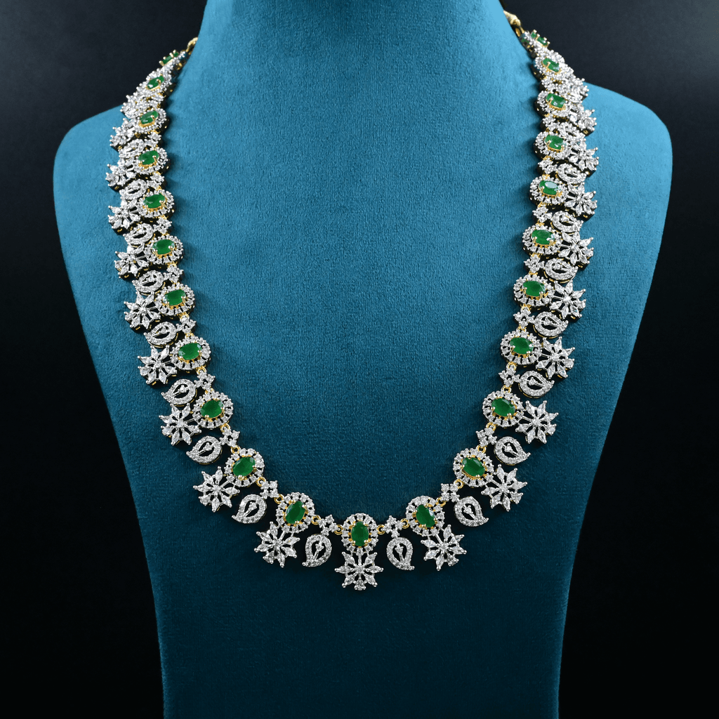 CZ Exclusive Long Necklace Set