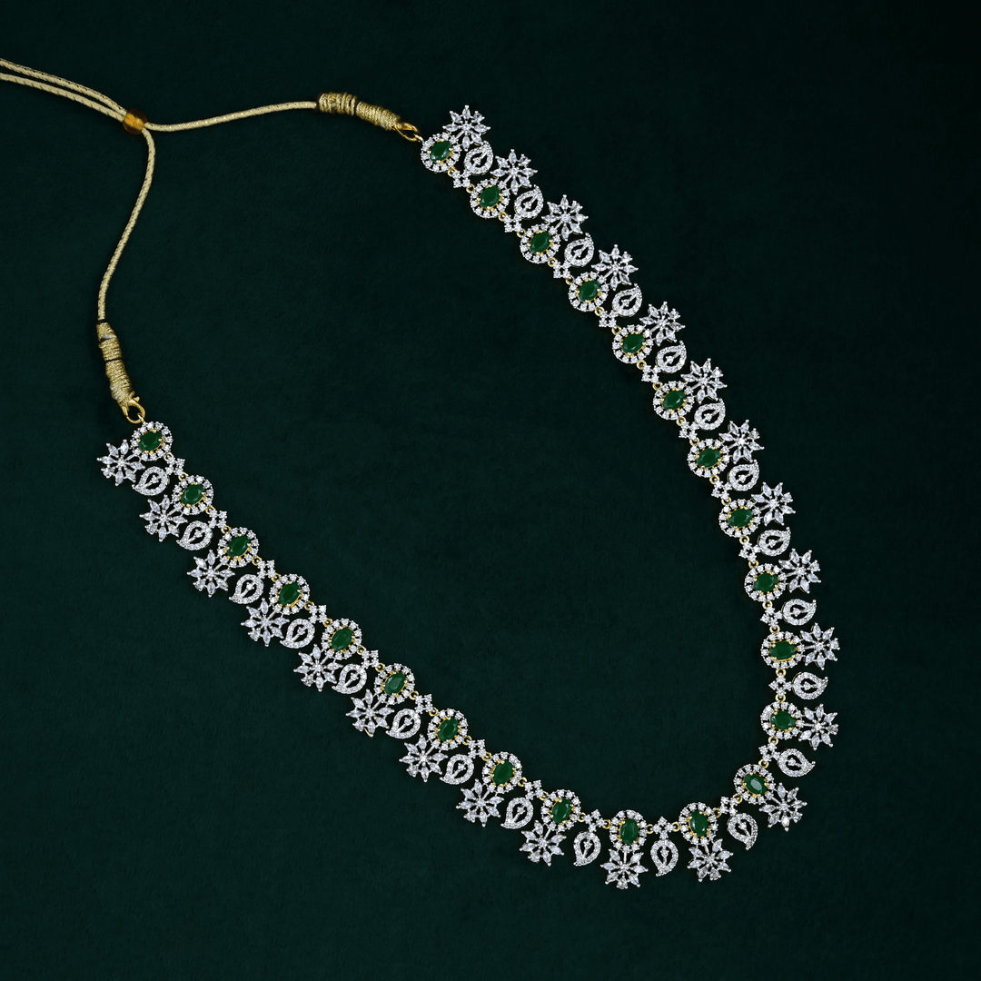 CZ Exclusive Long Necklace Set