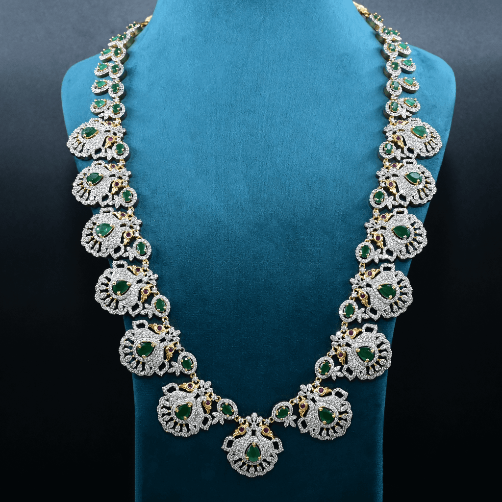 CZ Exclusive Long Necklace Set