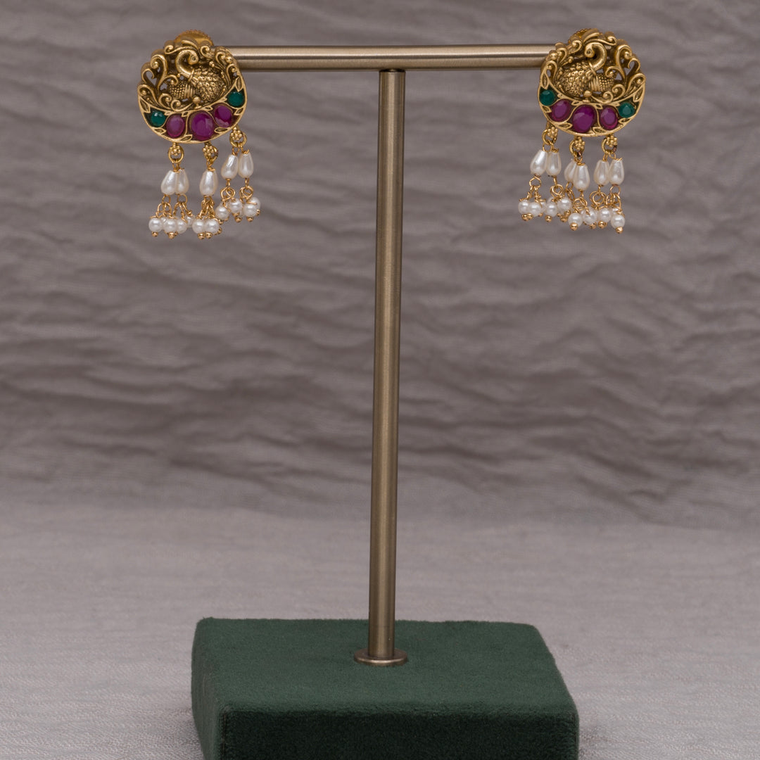 Guttapusal Nakshi Necklace Set