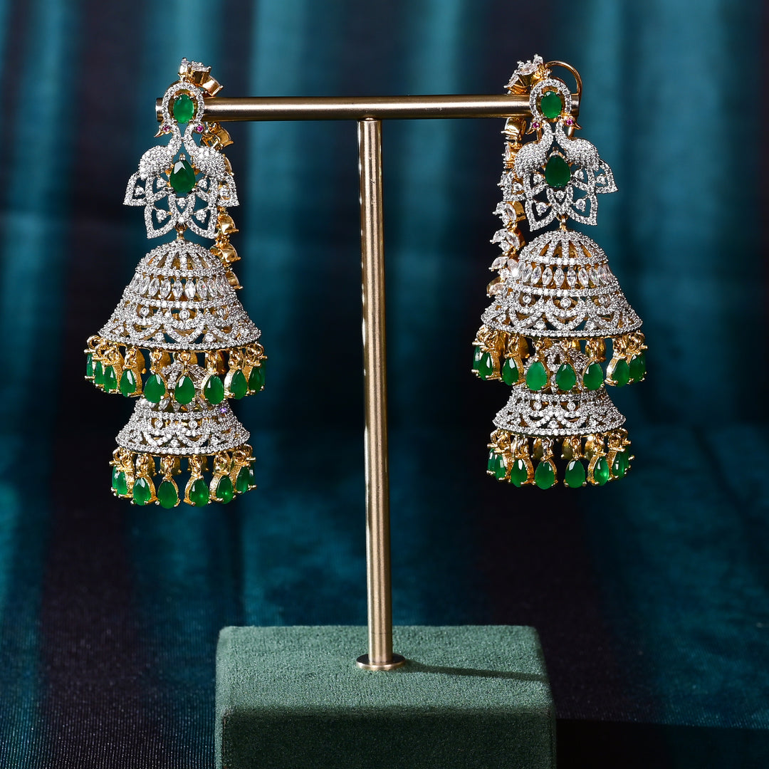 CZ Emerald Bridal Choker