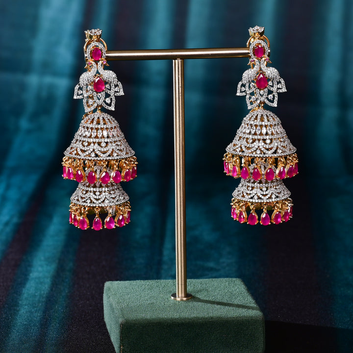 CZ Ruby Bridal Choker