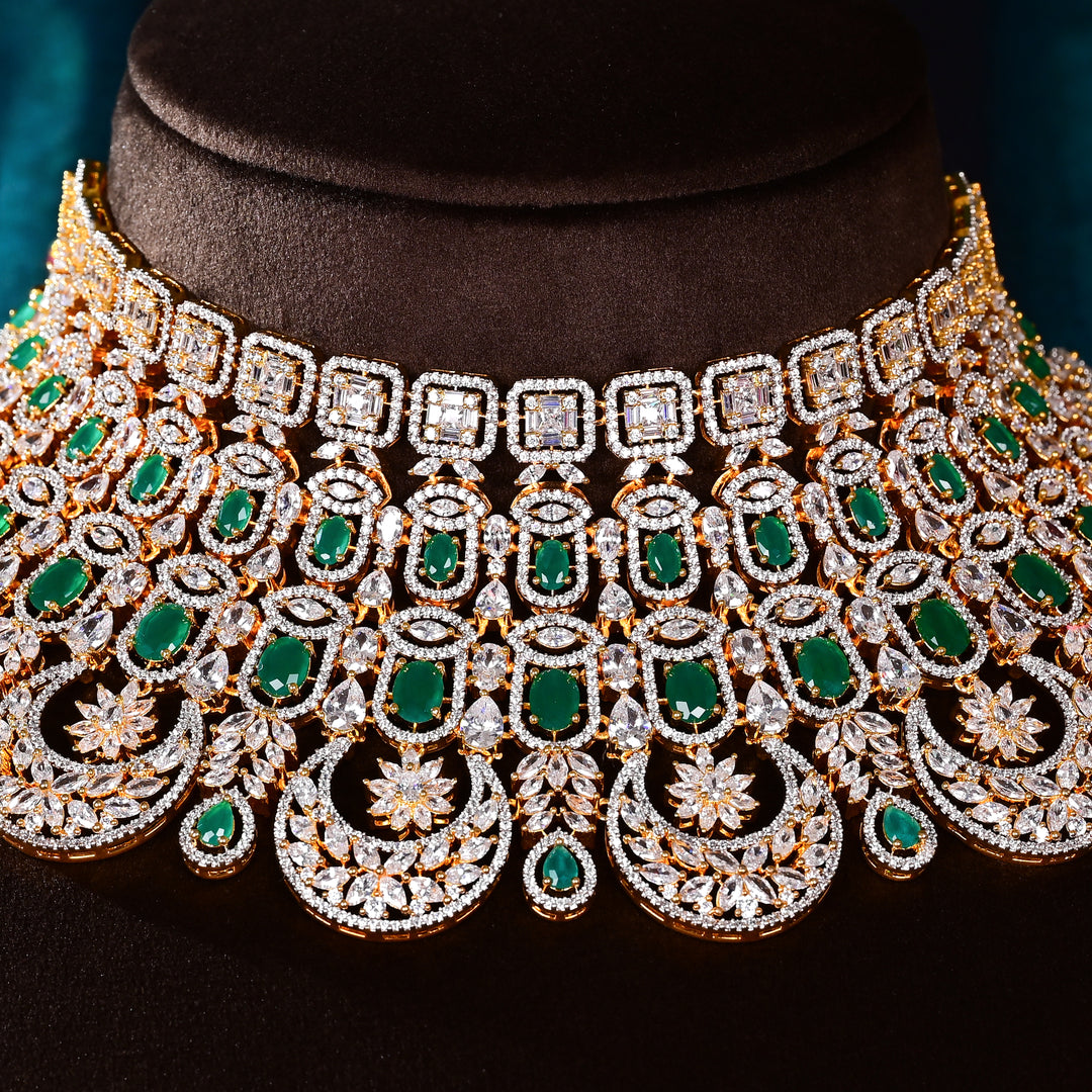 CZ Emerald Choker