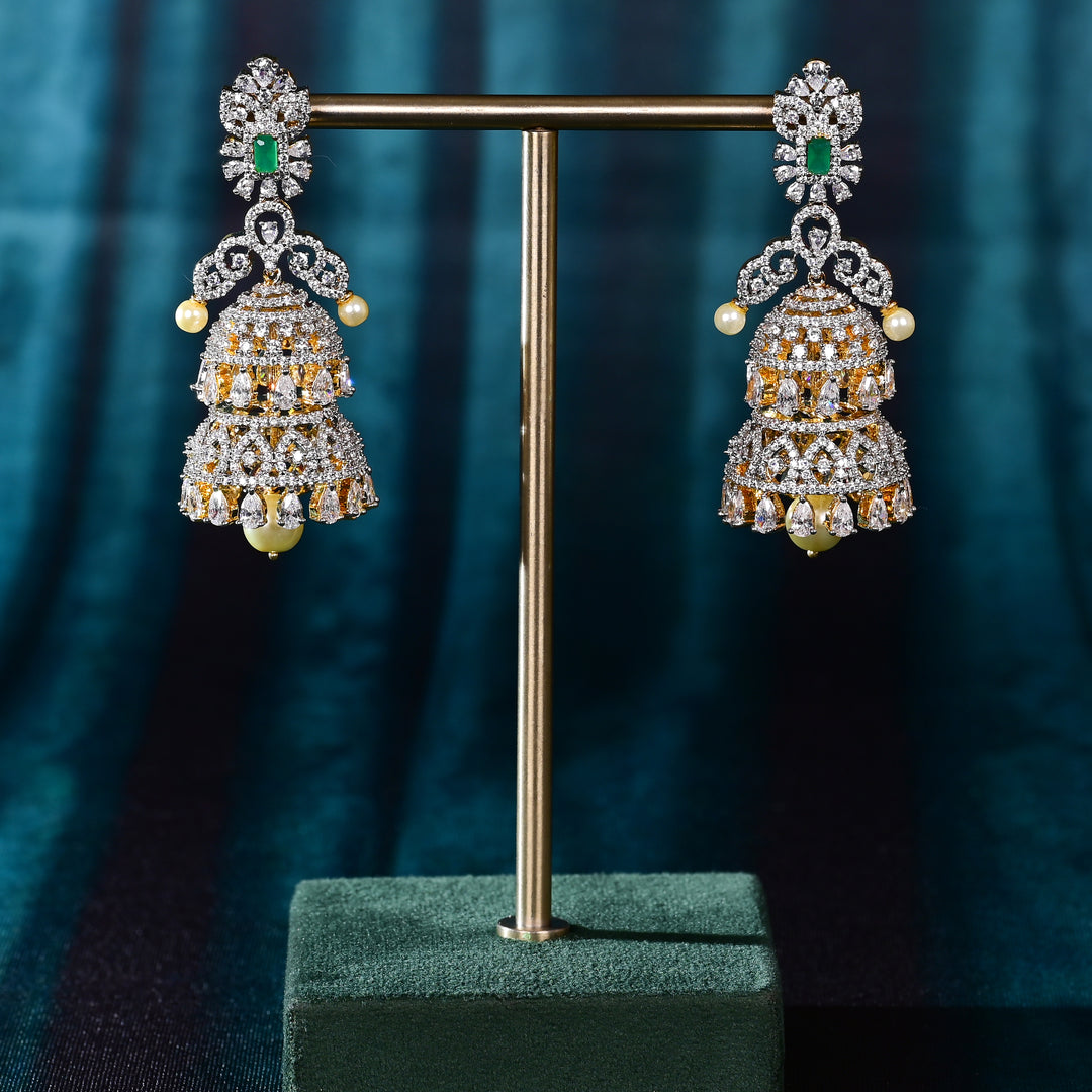 CZ Emerald Choker Set