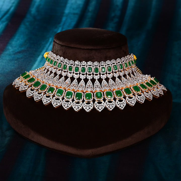 CZ Emerald Choker