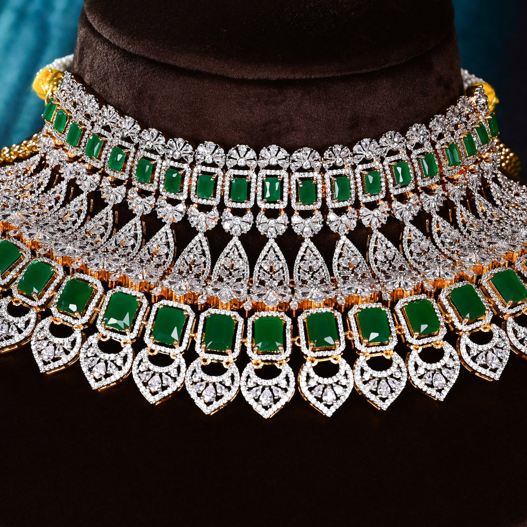 CZ Emerald Choker