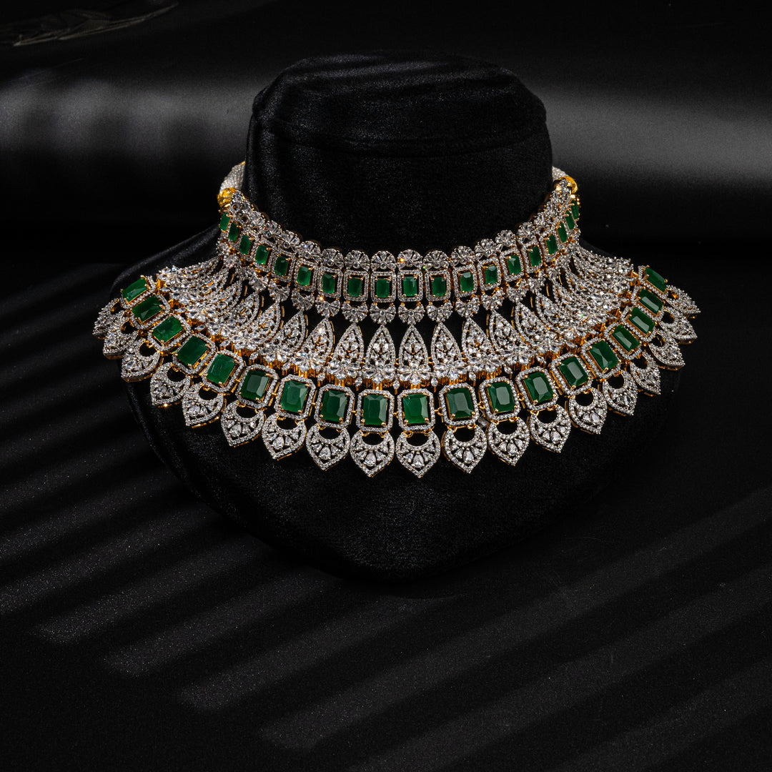 CZ Emerald Choker