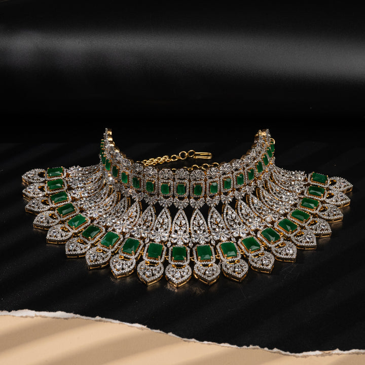 CZ Emerald Choker