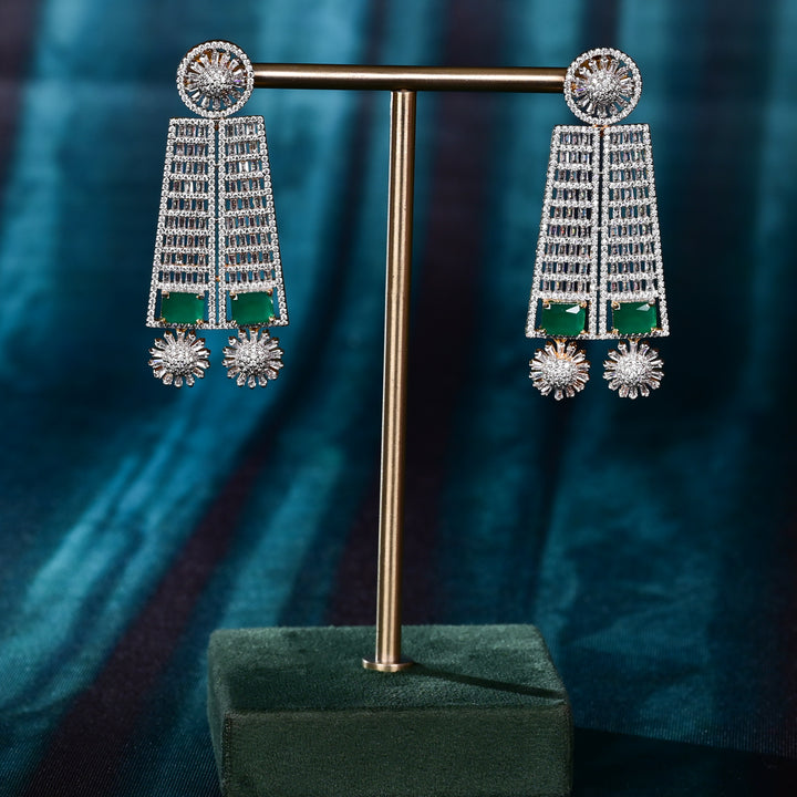 CZ Emerald Choker Set