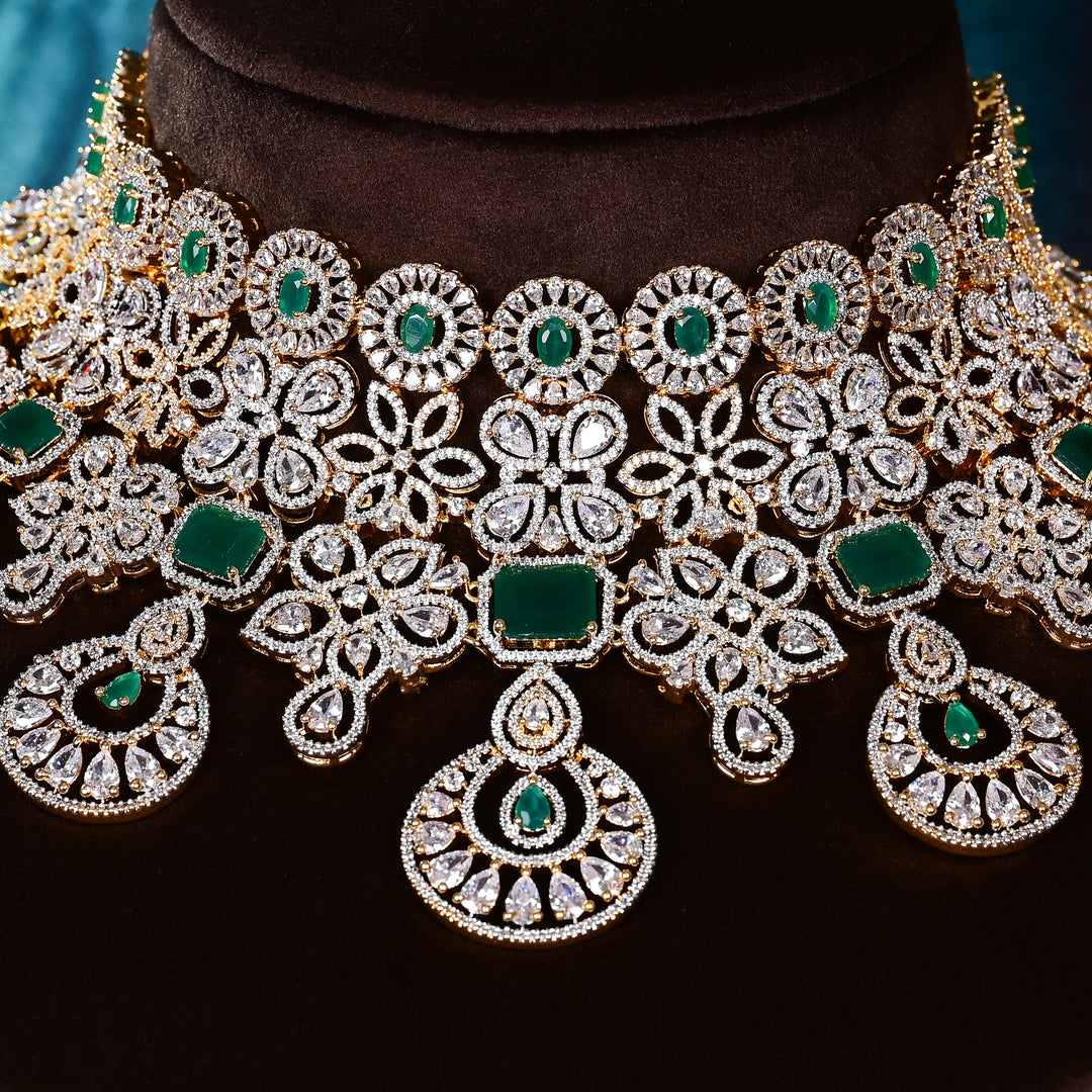 CZ Emerald Choker