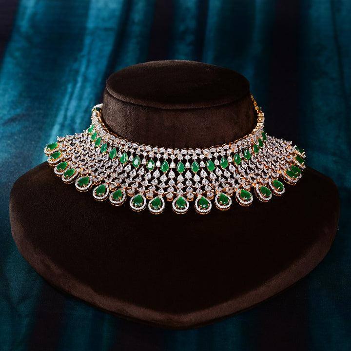 CZ Emerald Choker
