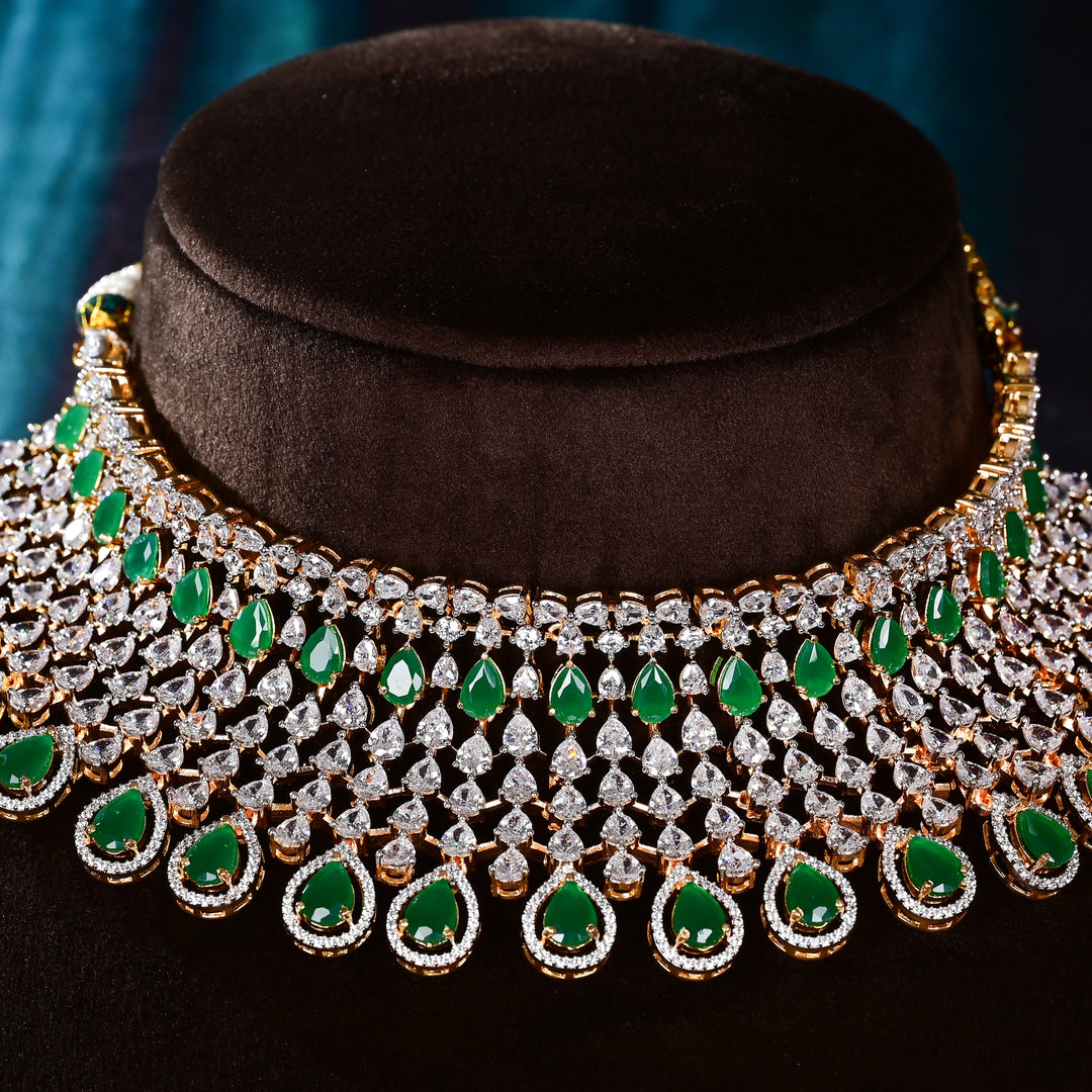 CZ Emerald Choker