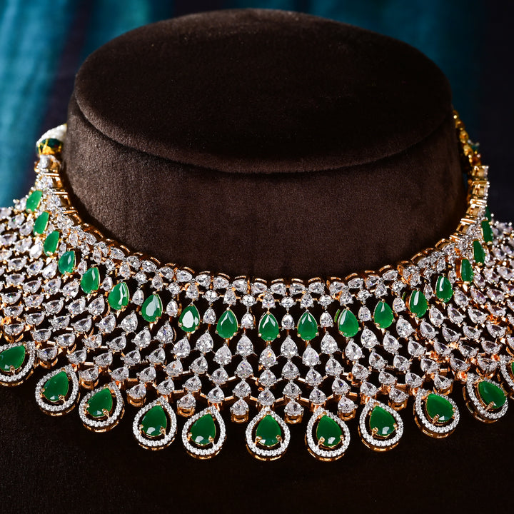 CZ Emerald Choker