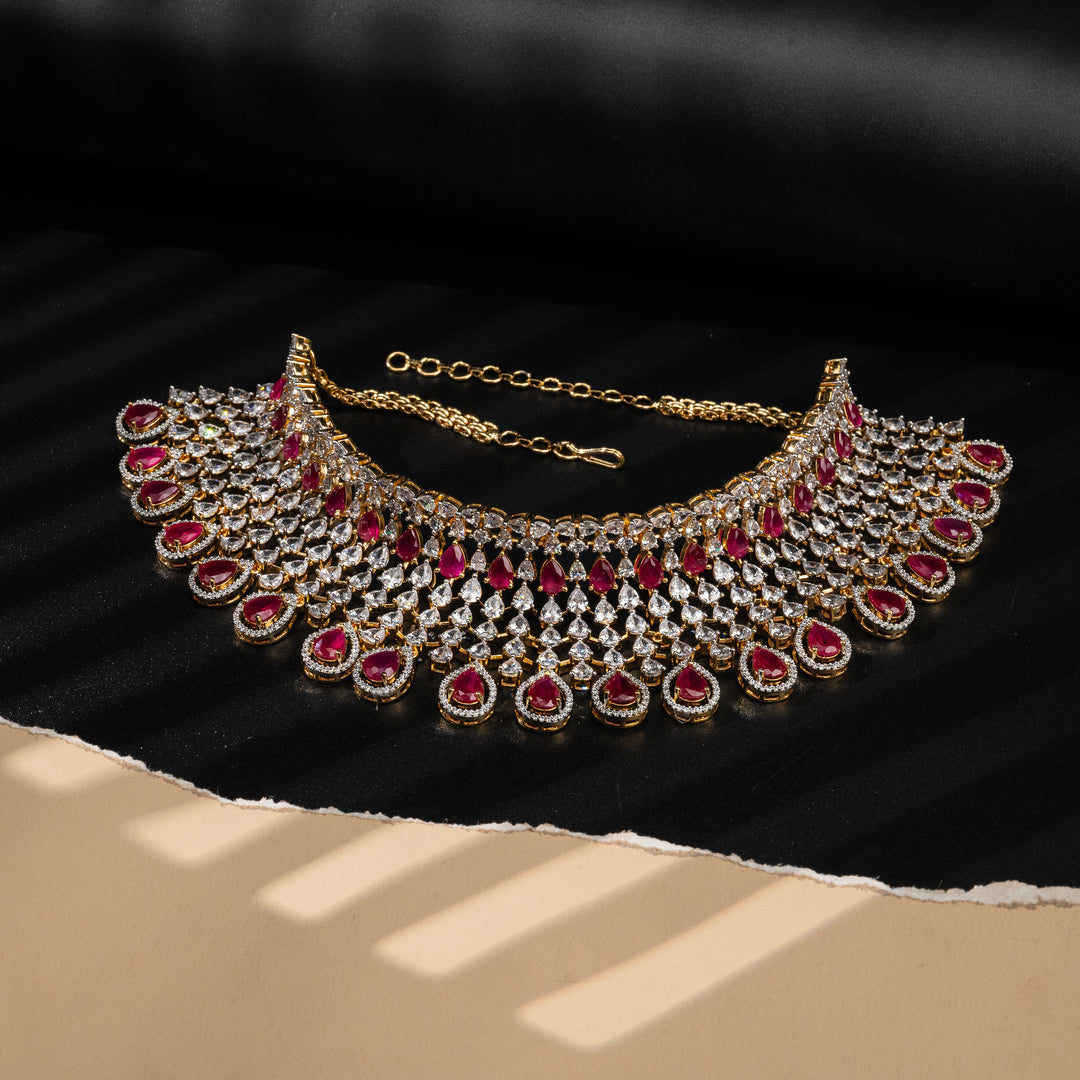 CZ Ruby Choker