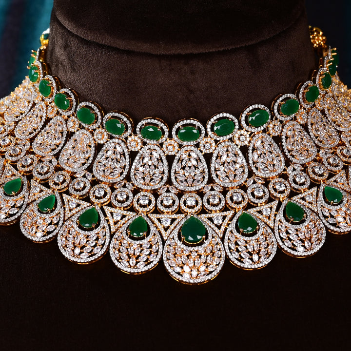 CZ Emerald Choker
